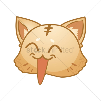 Laughing cat expression