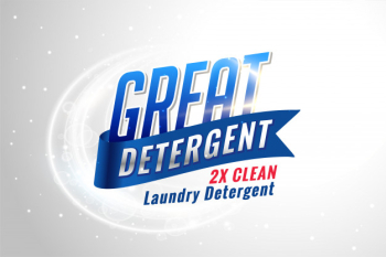 Laundry detergent packaging for clean fabrics Free Vector Laundry detergent packaging for clean fabrics Free Vector