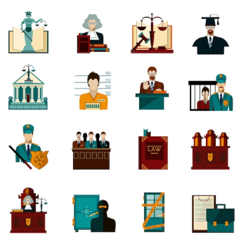 Law Icons Set Law Icons Set