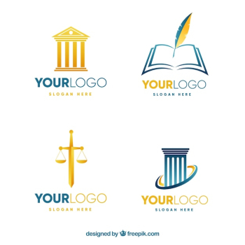 Law logotype set Law logotype set