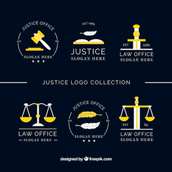 Law logotype set Law logotype set