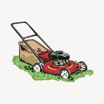 Lawn mower clipart, retro illustration | Free Vector - rawpixel Lawn mower clipart, retro illustration | Free Vector - rawpixel