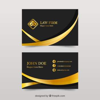 Lawyer card template