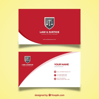 Lawyer card template Lawyer card template