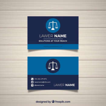 Lawyer card template Lawyer card template
