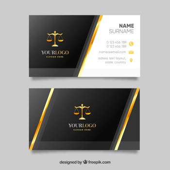 Lawyer card template