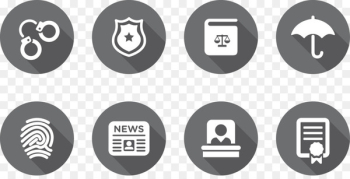 Lawyer Police officer Icon - Police supplies Lawyer Police officer Icon - Police supplies
