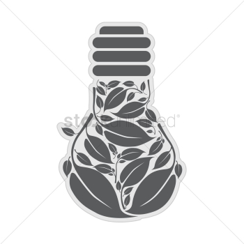 Leaf as a light bulb Leaf as a light bulb