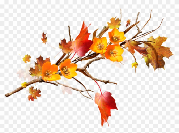 Leaf Autumn Flower Branch Floral Design - Yaprak Leaf Autumn Flower Branch Floral Design - Yaprak