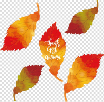 Leaf Autumn Watercolor painting, Thanks autumn transparent background PNG clipart Leaf Autumn Watercolor painting, Thanks autumn transparent background PNG clipart