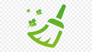 Leaf Clean Up - Broom Icon