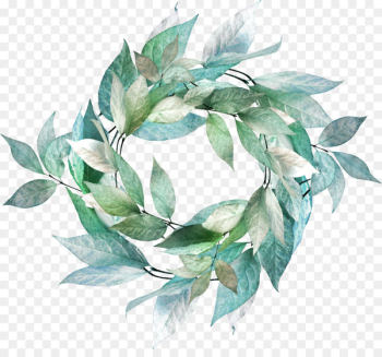 Leaf Flower Wreath - Emerald green leaf garland headband Leaf Flower Wreath - Emerald green leaf garland headband