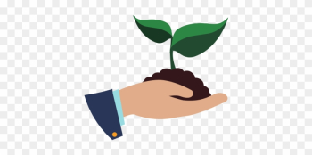 Leaf Hand Plant Green Nature Ecology Icon - Illustration Leaf Hand Plant Green Nature Ecology Icon - Illustration
