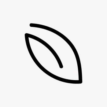Leaf icon collage element, black | Free Icons - rawpixel Leaf icon collage element, black | Free Icons - rawpixel