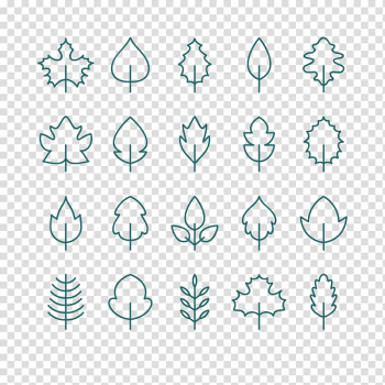 Leaf Line, Line leaves transparent background PNG clipart