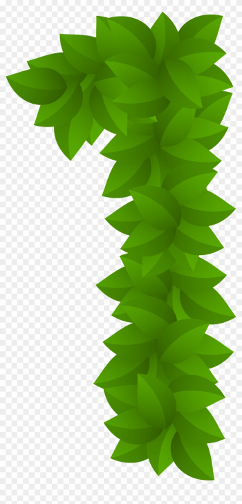 Leaf Number One Green Png Clip Art Image - Clip Art