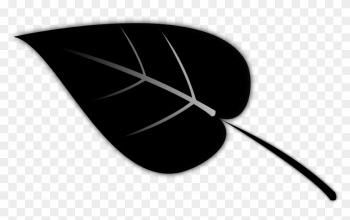 Leaf - Silhouette Of A Leaf Leaf - Silhouette Of A Leaf