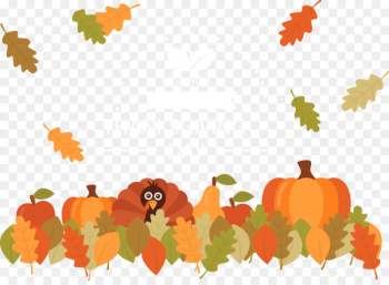 Leaf Thanksgiving dinner Pumpkin Autumn - Thanksgiving pumpkin leaves 