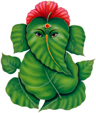 Leaf vinayagar png » PNG Image