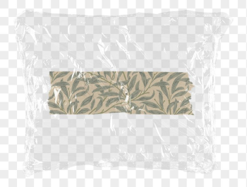 Leafy png washi tape plastic | Free PNG - rawpixel