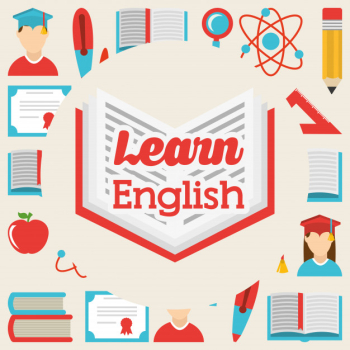 Learn english design Free Vector Learn english design Free Vector