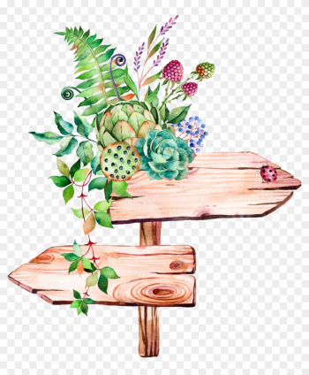 Leaves Leave Nature Watercolors Watercolor Watercolours - Watercolor Succulents Clipart Png