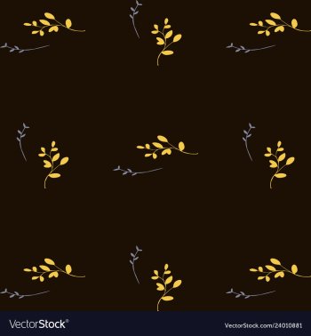 Leaves pattern endless background seamless vector image Leaves pattern endless background seamless vector image