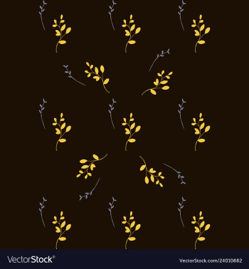 Leaves pattern endless background seamless vector image Leaves pattern endless background seamless vector image