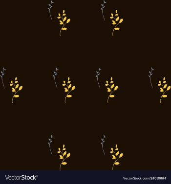 Leaves pattern endless background seamless vector image Leaves pattern endless background seamless vector image