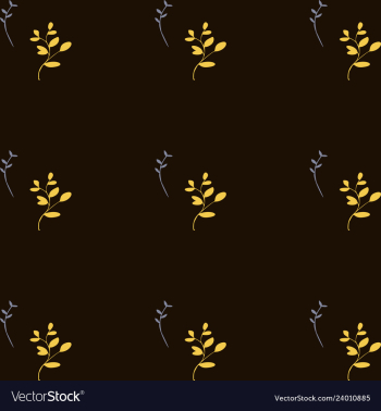 Leaves pattern endless background seamless vector image Leaves pattern endless background seamless vector image