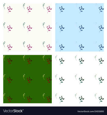 Leaves pattern endless background seamless vector image Leaves pattern endless background seamless vector image