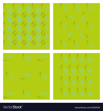 Leaves pattern endless background seamless vector image Leaves pattern endless background seamless vector image