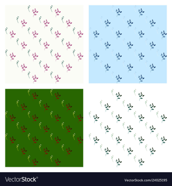 Leaves pattern endless background seamless vector image Leaves pattern endless background seamless vector image
