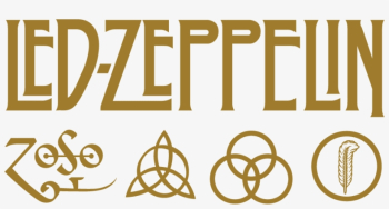 Led Zeppelin Logo - Led Zeppelin Iv Transparent PNG - 888x434 ...