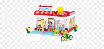 Lego Girls Dream Supermarket Playset - Sluban Dream Girls Supermarket Lego Girls Dream Supermarket Playset - Sluban Dream Girls Supermarket