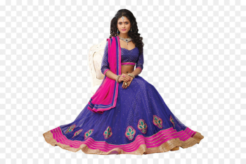 Lehenga-style saree Gagra choli Wedding dress - dress 