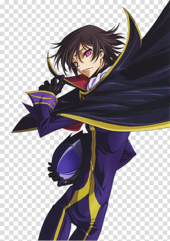 Lelouch Lamperouge Suzaku Kururugi Gino Weinberg Zero Anime, Anime transparent background PNG clipart