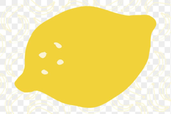 Lemon doodle png sticker, transparent | Free PNG - rawpixel