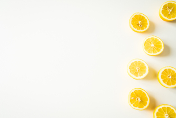 Lemons on White Background Lemons on White Background