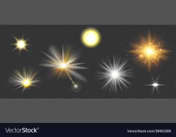 lens flare transparent light effect sun flash