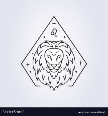 leo zodiac astrology horoscope line art leo zodiac astrology horoscope line art