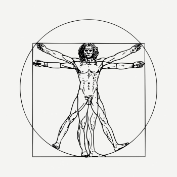 Leonardo da Vinci inspired Vitruvian | Free PSD - rawpixel Leonardo da Vinci inspired Vitruvian | Free PSD - rawpixel