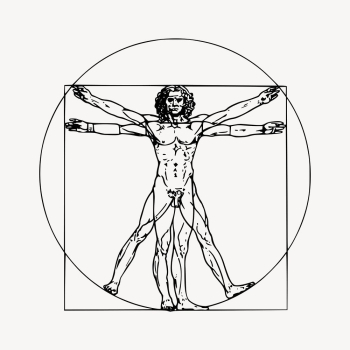 Leonardo da Vinci inspired Vitruvian | Free Vector - rawpixel Leonardo da Vinci inspired Vitruvian | Free Vector - rawpixel