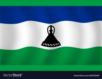 lesotho flag background