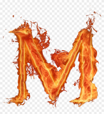 Letras Em Png Efeito Fogo - Letter M Fire Letras Em Png Efeito Fogo - Letter M Fire