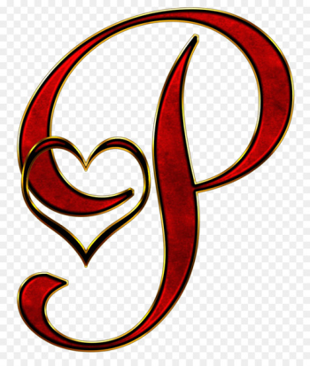 Letter Alphabet Initial Cursive - letter P Letter Alphabet Initial Cursive - letter P