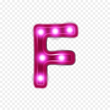 Letter Alphabet Neon Font - Neon alphabet F Letter Alphabet Neon Font - Neon alphabet F