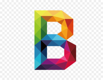 Letter B Typeface - Colorful letters B Letter B Typeface - Colorful letters B