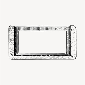 Letter box frame  clipart, | Free Vector - rawpixel