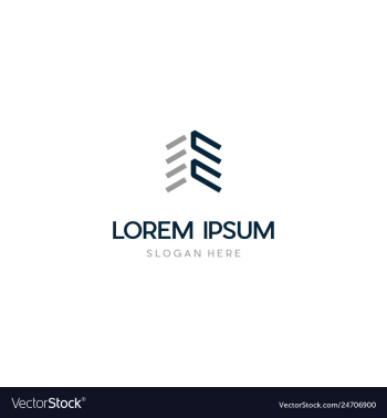 Letter cc building creative business logo vector image Letter cc building creative business logo vector image